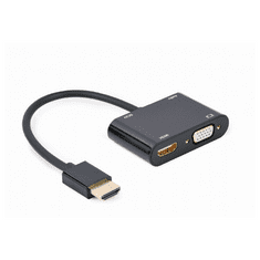 CABLEXPERT Adapter HDMI na HDMI in VGA + audio