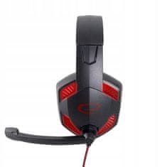 Northix Esperanza - Gaming slušalke, LED - Blackbird 