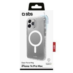 SBS Clear Force Mag ovitek za iPhone 14 Pro Max, prozoren