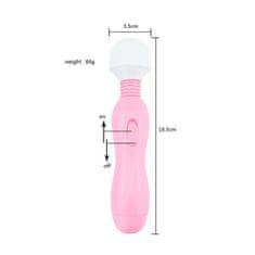 Inny Vibrator - AV Wand mini masažna palica roza - D0403R