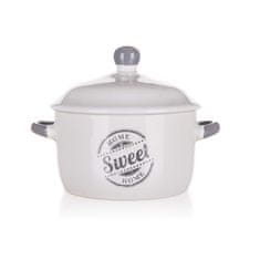 Banquet Keramična posoda s pokrovom SWEET HOME 490 ml, komplet 4