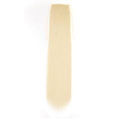 Vipbejba Sintetični čop na trak, raven, svetlo blond F18