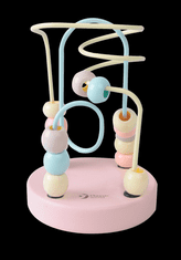 Teddies Izobraževalni labirint les/kovina 9x13cm 6 vrst 12m+