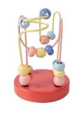 Teddies Izobraževalni labirint les/kovina 9x13cm 6 vrst 12m+