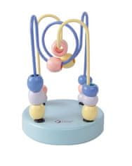 Teddies Izobraževalni labirint les/kovina 9x13cm 6 vrst 12m+