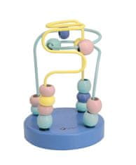 Teddies Izobraževalni labirint les/kovina 9x13cm 6 vrst 12m+