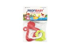 Profibaby Gumijasto grizalo + oznake 12cm 5 vrst v vrečki 0m+