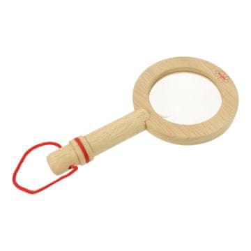 Bigjigs Toys Leseno povečevalno steklo