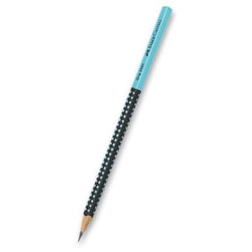 Faber-Castell Grafitni svinčnik Grip Two Tone, trdota HB - črna/turkizna