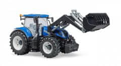 Bruder Kmet - traktor New Holland s čelnim nakladalnikom