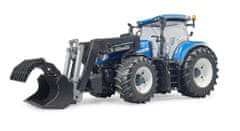 Bruder Kmet - traktor New Holland s čelnim nakladalnikom