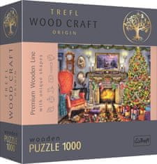 Trefl Wood Craft Origin Puzzle Ob kaminu 1000 kosov - lesene