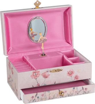 Goki Pixie škatlica za nakit: maki, melodija: labodje jezero