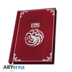 AbyStyle Zapisnik iz serije Igra prestolov A5 - Targaryen