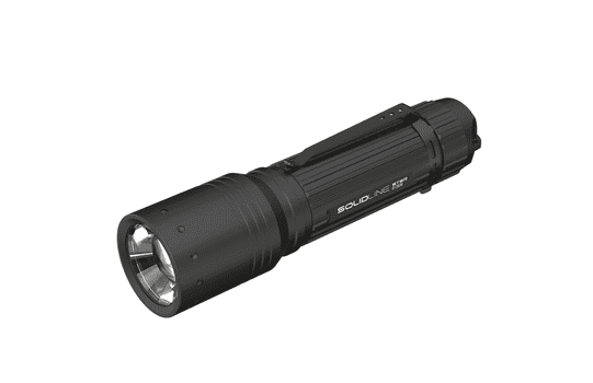  Ledlenser Solidline ST8R ročna svetilka, črna 