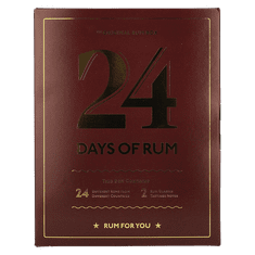 SBS Rum S.B.S 24 DAYS OF RUM The Original Rum Box + 2 kozarca 24x0,02 l