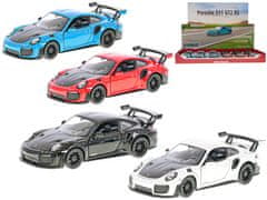 Kinsmart Porsche 911 GT2 RS 1:36 kovinski 12,5 cm - mešanica barv (rdeča, modra, bela, črna)