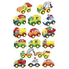 L-W Toys Junior Blocks Cars 62 kosov