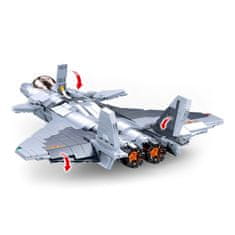 Sluban Model Bricks M38-B0931 Chengdu J-20 Fighter
