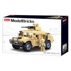 Sluban Army Model Bricks M38-B0837 Hummer off road combat