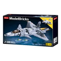 Sluban Model Bricks M38-B0931 Chengdu J-20 Fighter