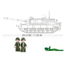 Sluban Model Bricks M38-B0839 Nemški bojni tank Leopard 2A5