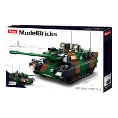 Sluban Model Bricks M38-B0839 Nemški bojni tank Leopard 2A5