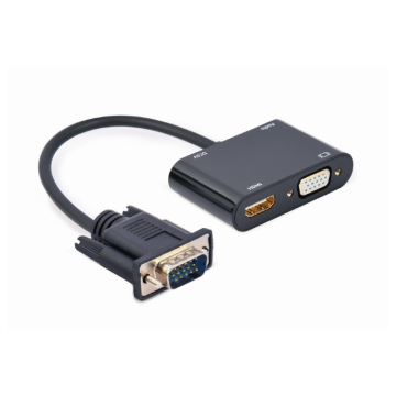 CABLEXPERT Adapter VGA na HDMI in VGA + audio