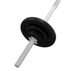 Vidaxl Komplet uteži 30 kg lito železo