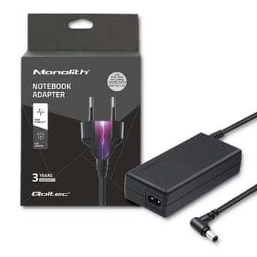 shumee Napajalnik za prenosnik Qoltec 90W | 19V | 4,9A | 5,5*2,5 | + napajalni kabel