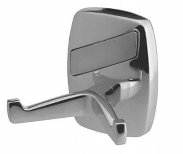 shumee Dvojno stensko obešalo za plašče Oregon krom