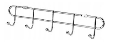 shumee 5-kraki kromirani stenski obešalnik