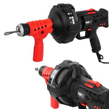 MSW Električni spiralni bobnasti čistilnik za odmaševanje odtočnih cevi, 240 W, dolžina 7,5 m, premer 15 mm