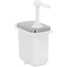 Royal Catering Dispenser za omake s črpalko iz nerjavečega jekla 2 l