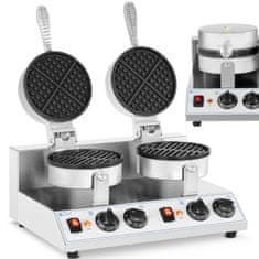 shumee Okrogel dvojni pekač za vaflje vafelj 185 mm 2600 W