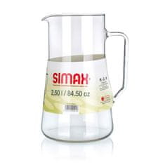 Simax Stekleni vrč AGRA 2,5 l, komplet 6 kosov