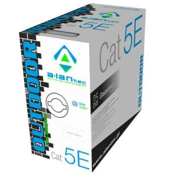 ALANTEC UTP kabel 4PR kat. 5e za zunanjo uporabo, polnjen z gelom, 305 m