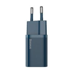 BASEUS Super Si 1C USB-C 20W Power Delivery hitri polnilec modri