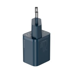 BASEUS Super Si 1C USB-C 20W Power Delivery hitri polnilec modri
