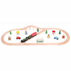 Bigjigs Toys Bigjigs Rail Lesena železniška proga Leteči škot