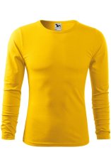 Malfini Moška majica z dolgimi rokavi, rumena, S