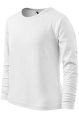 Malfini Otroška majica z dolgimi rokavi, bela, 134cm / 8let