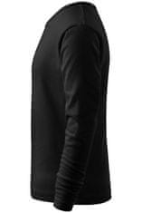 Malfini Otroška majica z dolgimi rokavi, črna, 110cm / 4leta