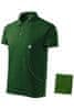 Moška elegantna polo majica, steklenica zelena, XL