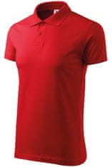 Malfini Moška preprosta polo majica, rdeča, S