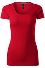 Malfini Ženska majica z okrasnimi šivi, formula red, S