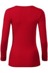 Malfini Ženska majica z dolgimi rokavi in globljim izrezom, formula red, L
