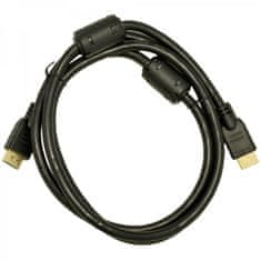 Akyga Kabel HDMI 1.4 (M), Full HD/4K 10,2 Gb/s, črn 1,5 m