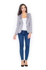 Figl Ženska jakna za prosti čas Henrik M085 siva M