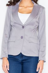 Figl Ženska jakna za prosti čas Henrik M085 siva M